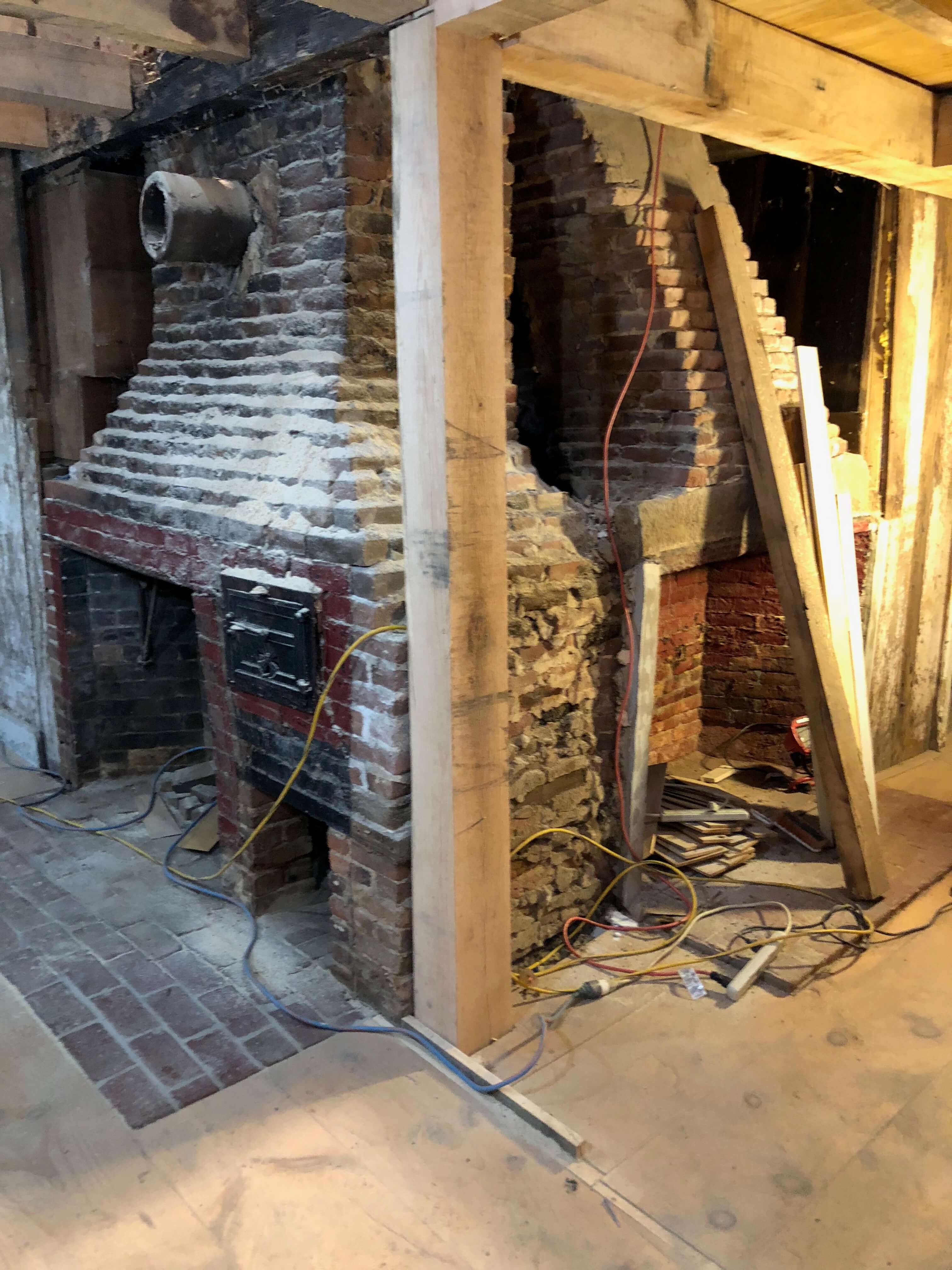 The Anatomy of an 18th Century House Center Chimney, Part 1